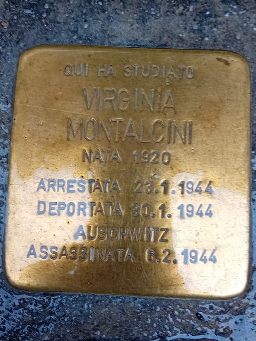 Pietra d'inciampo a Montalcini e Tedeschi, Comune di Torino (TO), foto 2