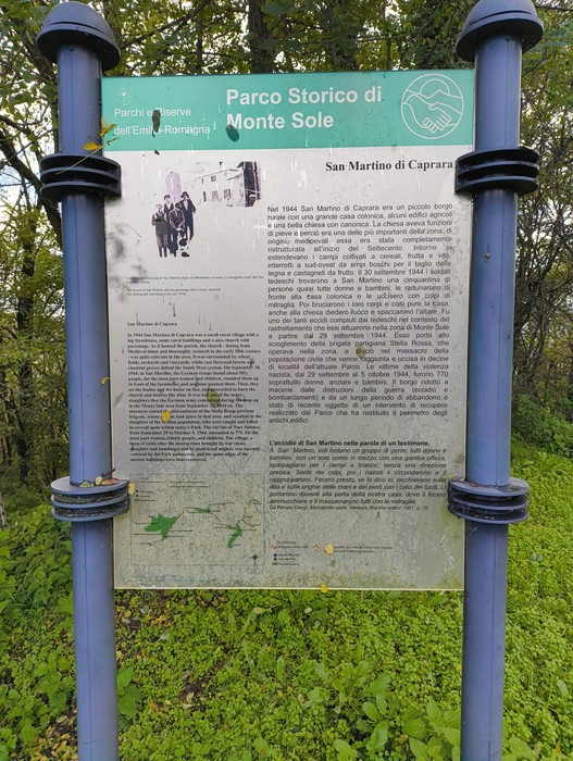Rovine di San Martino: testimonianze storiche immerse nella natura del Parco Storico di Monte Sole.