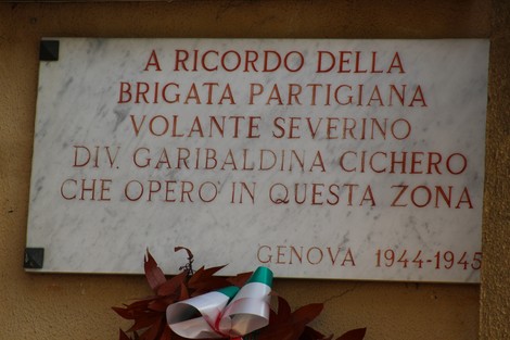 Lapide alla Volante Severino, Comune di Genova (GE), foto 3