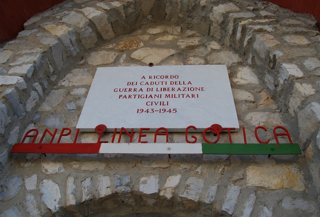 Sacrario di Tecchia, memoriale ai caduti della Linea Gotica, guerra di liberazione 1943-1945.