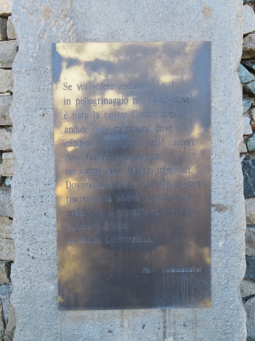 Giardino della Resistenza e della Pace, un luogo di riflessione e commemorazione per la libertà e la pace.
