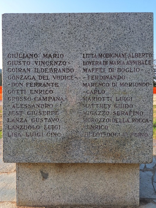 Cippo alle Medaglie d'Oro della città di Torino, Comune di Torino (TO), foto 4