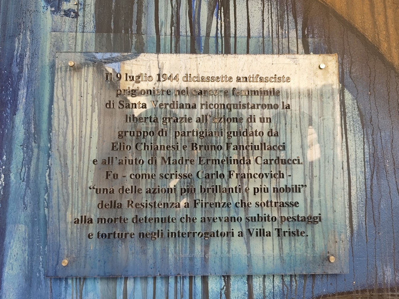 Lastra per la liberazione delle prigioniere politiche, Comune di Firenze (FI), foto 1