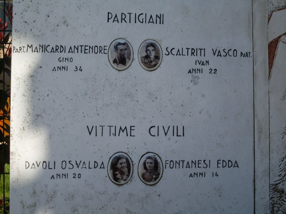 Monumento ai Caduti di Villa Gazzata, in memoria di partigiani e vittime civili della Seconda Guerra Mondiale.