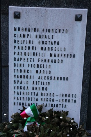 Sacrario dei partigiani pratesi: memoriale in onore dei combattenti per la libertà.