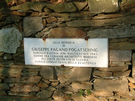 Immagine del Parco della Resistenza del Monte Brugiana, dedicato alla memoria di Giuseppe Pagano Pogatschnig.