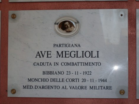 Sacrario ai Caduti per la libertà di Bibbiano, in onore dei partigiani che hanno lottato per la libertà.