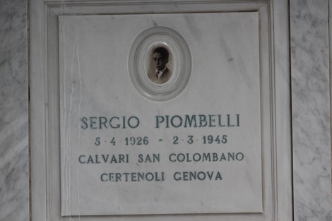 Sacrario dei partigiani di Torbella, commemorazione di Sergio Piombelli con foto e date significative.