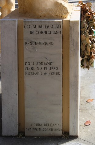 Monumento ai caduti di Cornigliano, commemorazione e onore ai martiri locali.