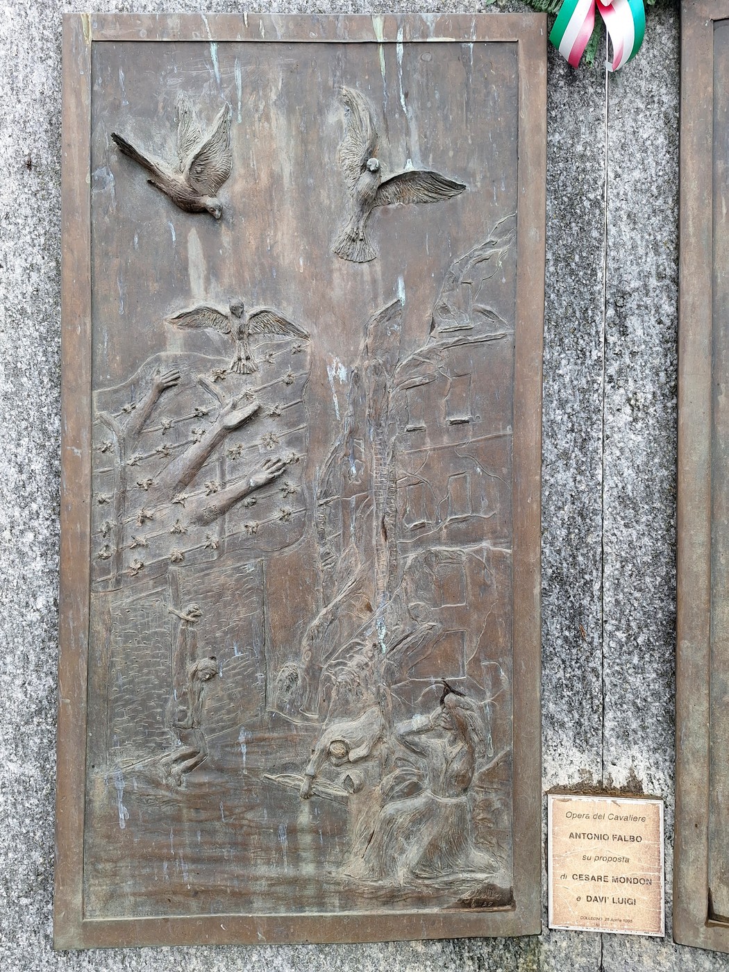 Monumento al 50° anniversario della Liberazione, Comune di Collegno (TO), foto 1