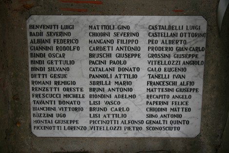 Monumento dell'eccidio di San Polo, commemorazione delle vittime dell'evento tragico.