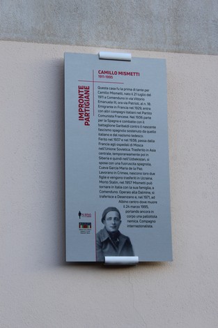 Impronta partigiana a Mismetti, commemorazione di Camillo Mismetti e del suo impegno nella Resistenza.